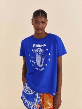 Farm Rio Royal Blue T-shirt